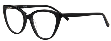 Women Access Eyeglasses : Grace - Black - SpecSMART Eye Clinic (Diagonal View)